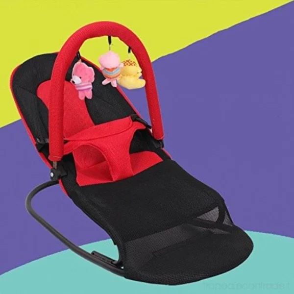 Multi Functional Premium Baby Rocking Chair With Adjustable Angle And Safety Belt - Image 2