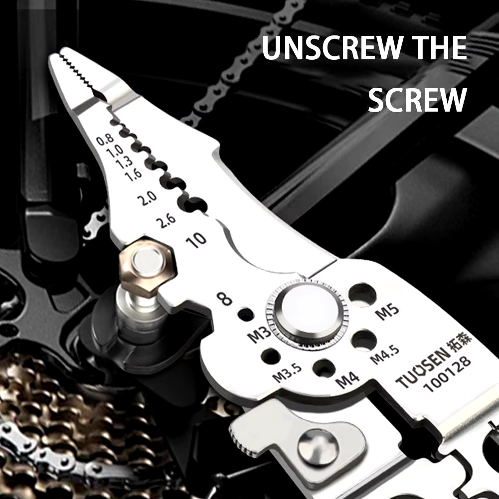 Crimper Cable Cutter Adjustable Automatic Wire Stripper Multifunctional Stripping Crimping Pliers Terminal Hand Tool - Image 4