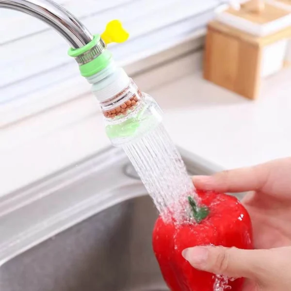 360 Degree Water Filter Faucet Extender Water Saving Splash-Proof Kitchen Faucets Water Filter Cartridge And Carbon Block