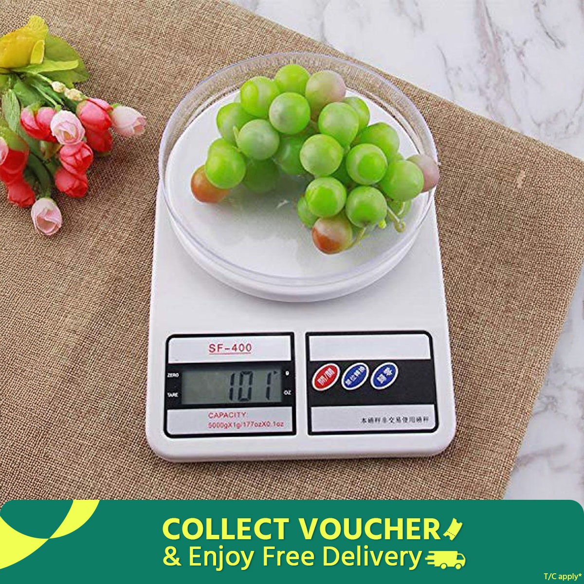Digital Kitchen Scale ডিজিটাল কিচেন ওয়েট স্কেল - Image 2
